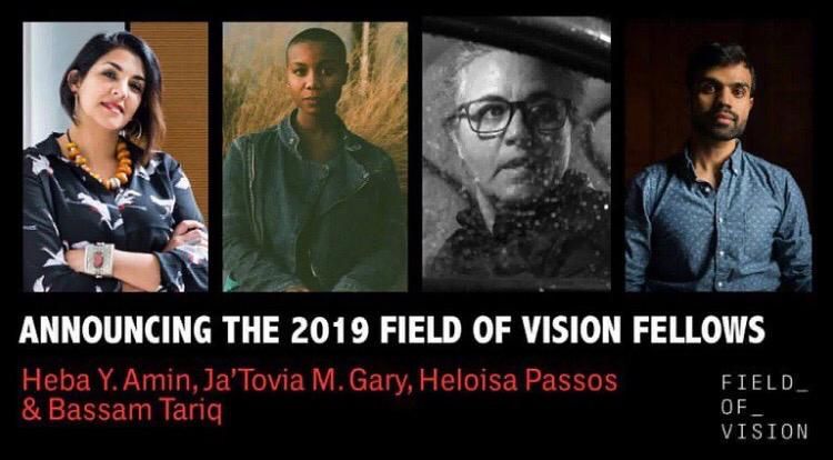 19/04/2019 - Heba Y. Amin is selected as Field of Vision fellow